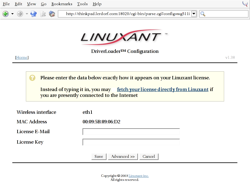 linux driver for netgear wg111v2